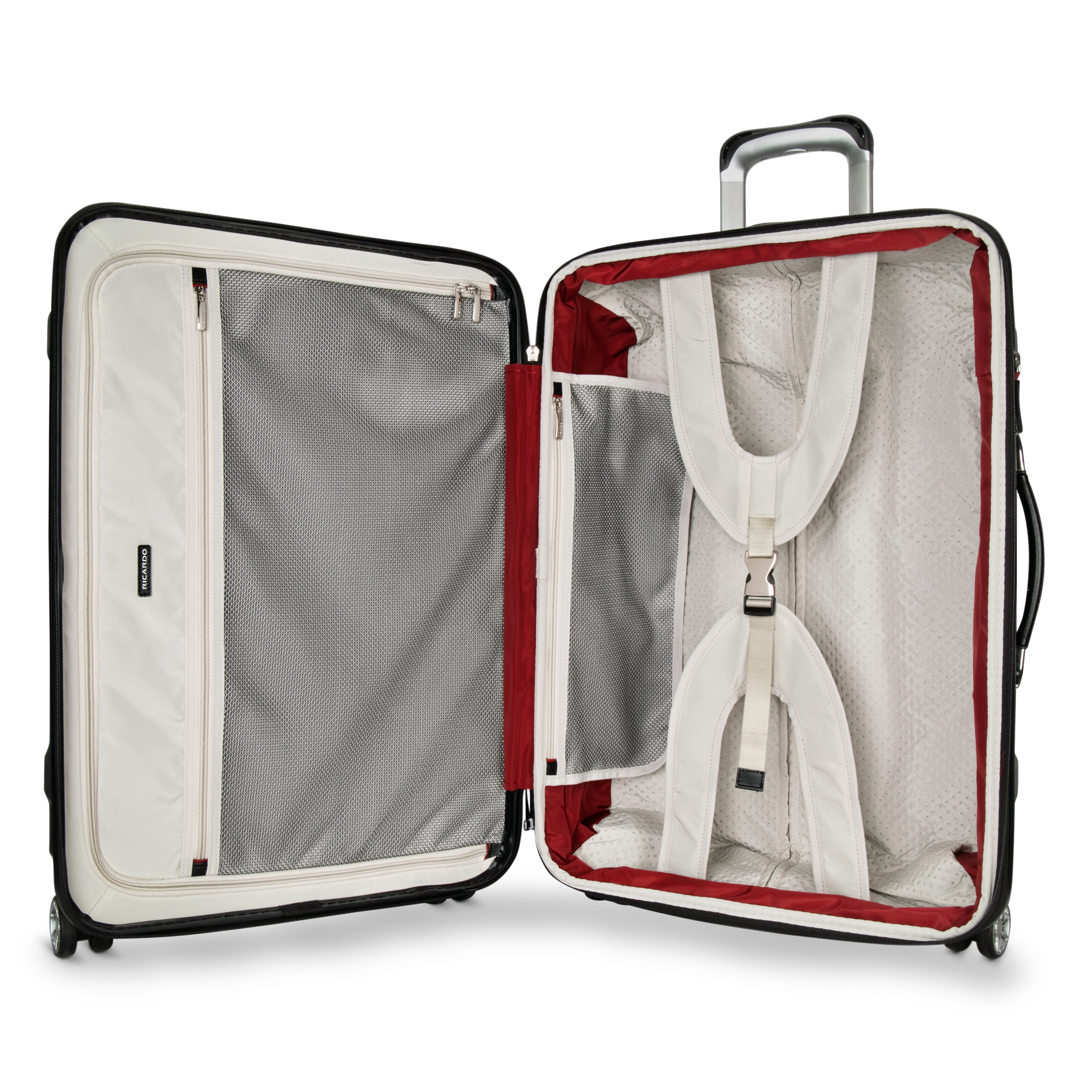 Secondary packing compartment with zippered divider