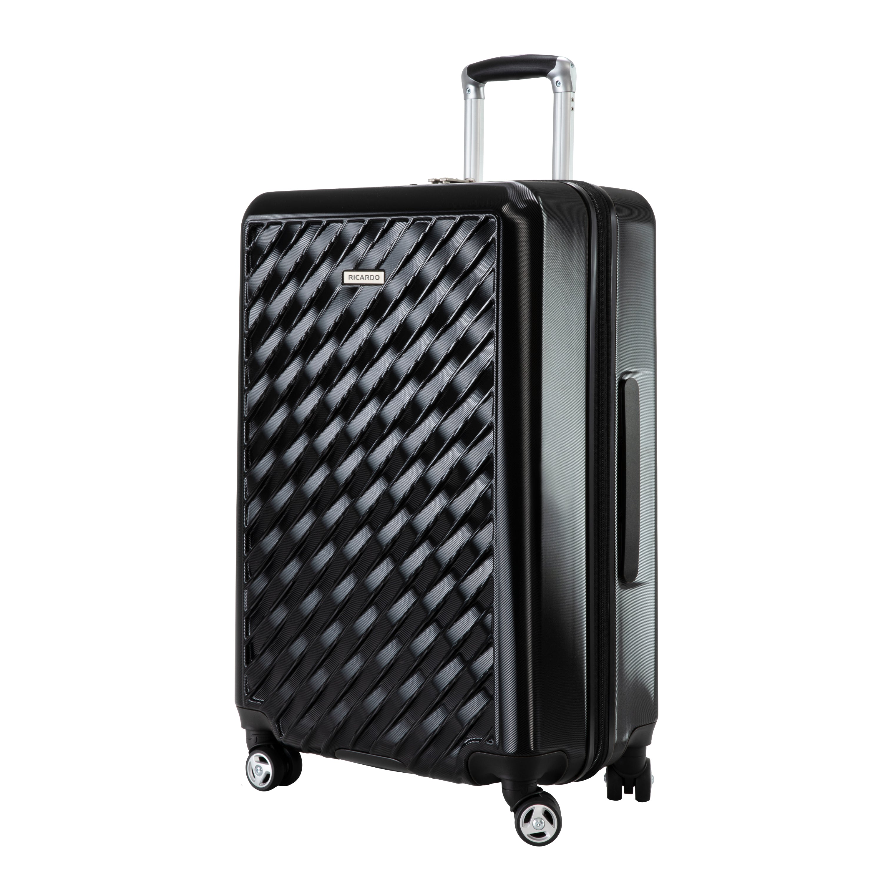 Melrose 67cm Hardside Check-In Expandable Spinner - Black